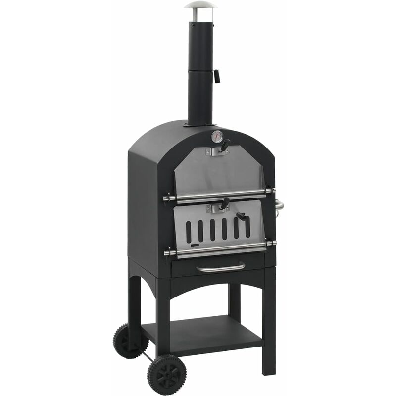 

Rogal Home&Deco Horno de pizza exterior carbón de arcilla refractaria