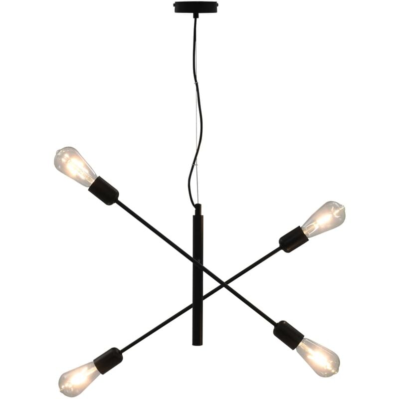 

Lámparas de techo con bombillas de filamento 2 W negro E27