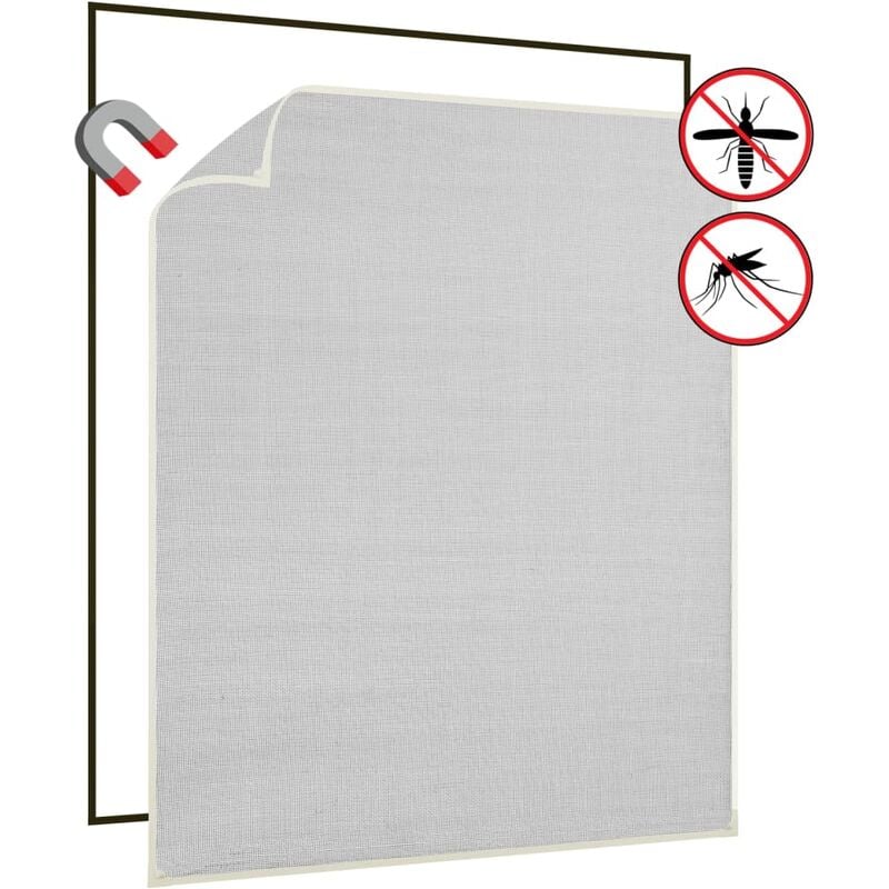 

Mosquitera magnética para ventana blanco fibra vidrio 120x140cm
