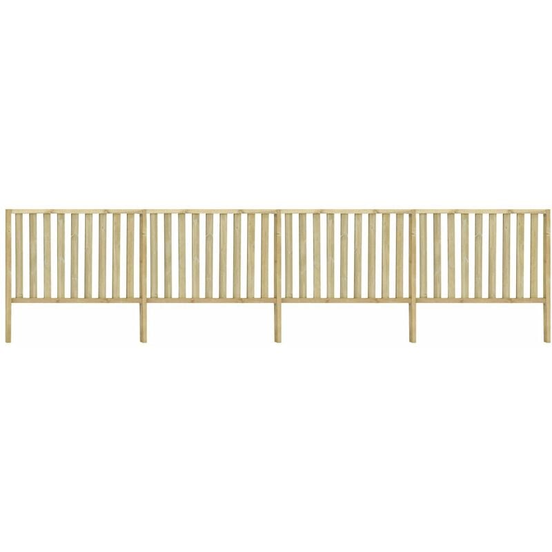 

Rogal Home&Deco Valla de jardín de madera de pino impregnada 7,1x1,7 m