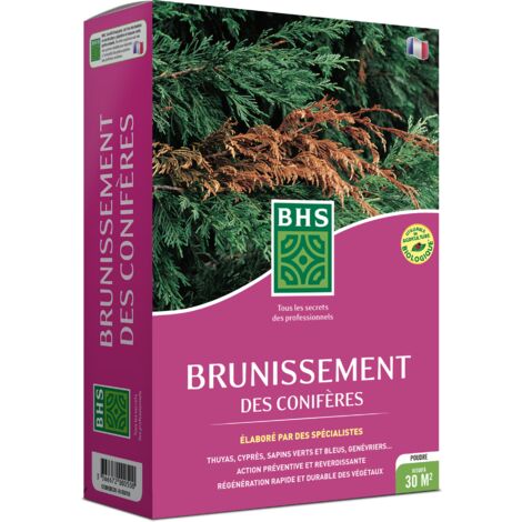 BHS BCO1 Brunissement  des Coniferes | 1,5kg | Soit 30 Pieds | granulé Revitalisation De La Plante Entrainant Son Reverdissement Aussi, Fabriqué en France