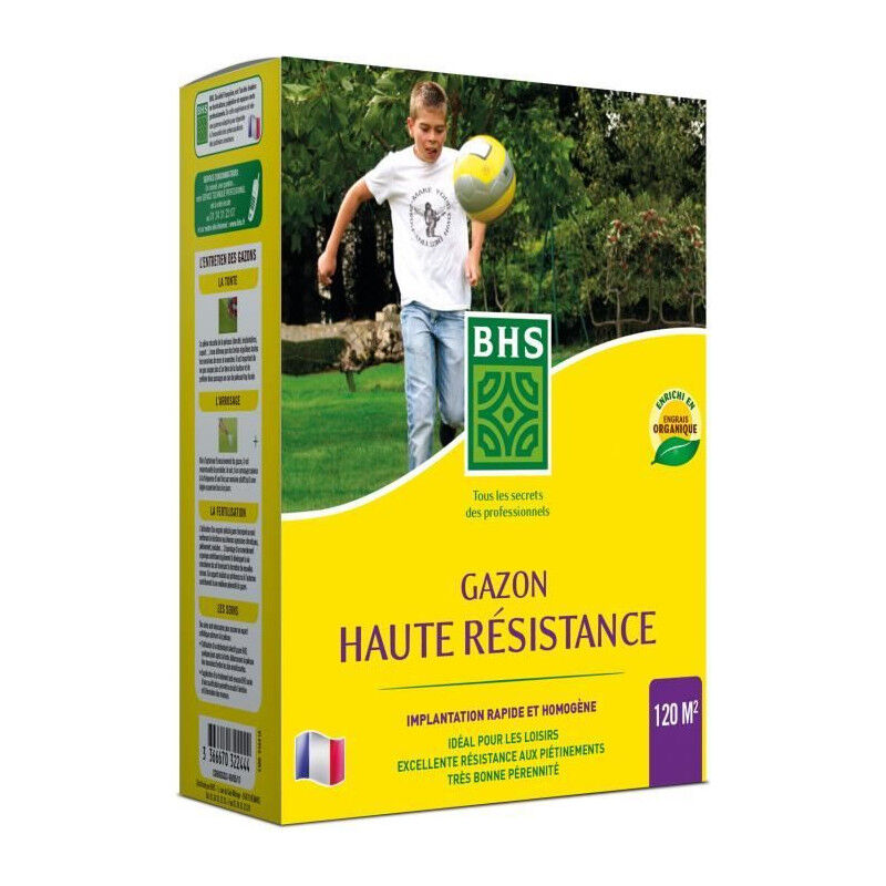 BHS - Gazon Haute résistance 3KG - Usage Intesif
