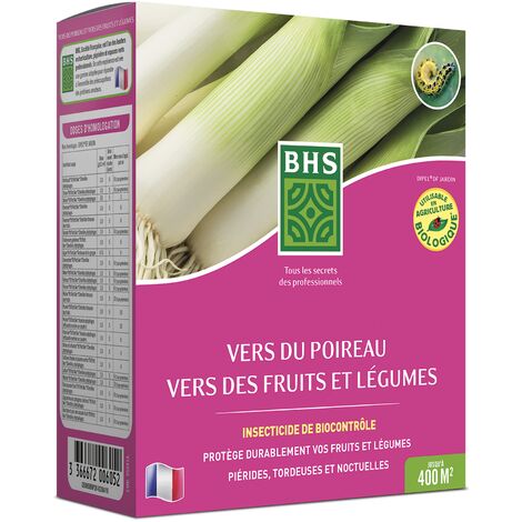 BHS IBVP20 Insecticide Biologique Vers Du Poireau 20g Action radicale 2 à 5 jours