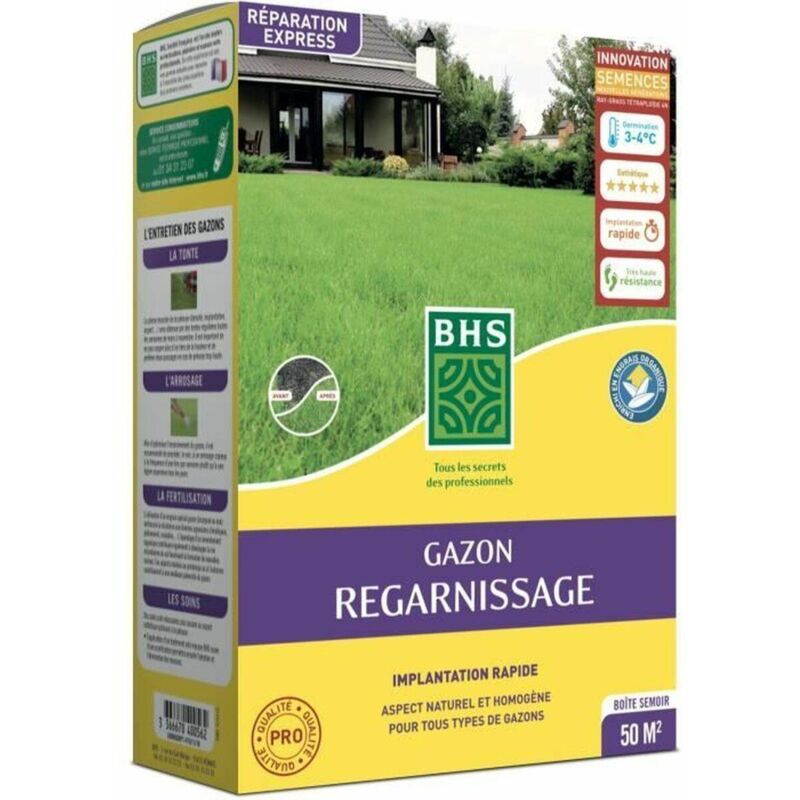 Serrurerie-Boutique Bhs Nachsaat-rasen 1 Kg Für Trockene Böden