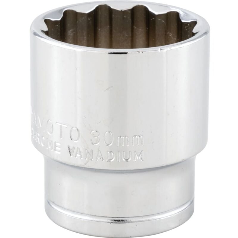 Socket Bi-hexagon 1/2' Square Drive 11mm Chrome Vanadium (12-Point) - Yamoto