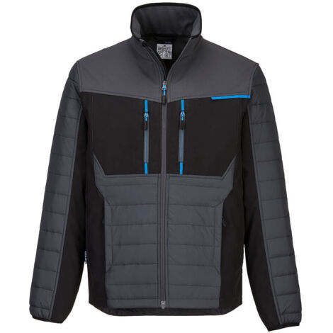 Bi-Material-Jacke Wx3 Baffle Farbe: Metallgrau Größe XXL - Portwest