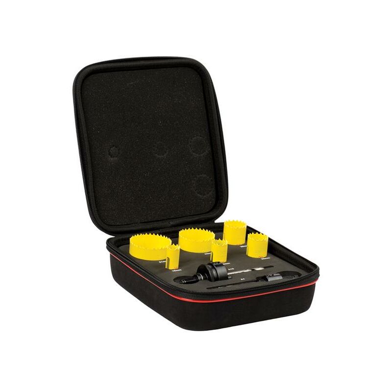 Starrett - Electricians Fast Cut Holesaw Kit8 Piece KFC06022