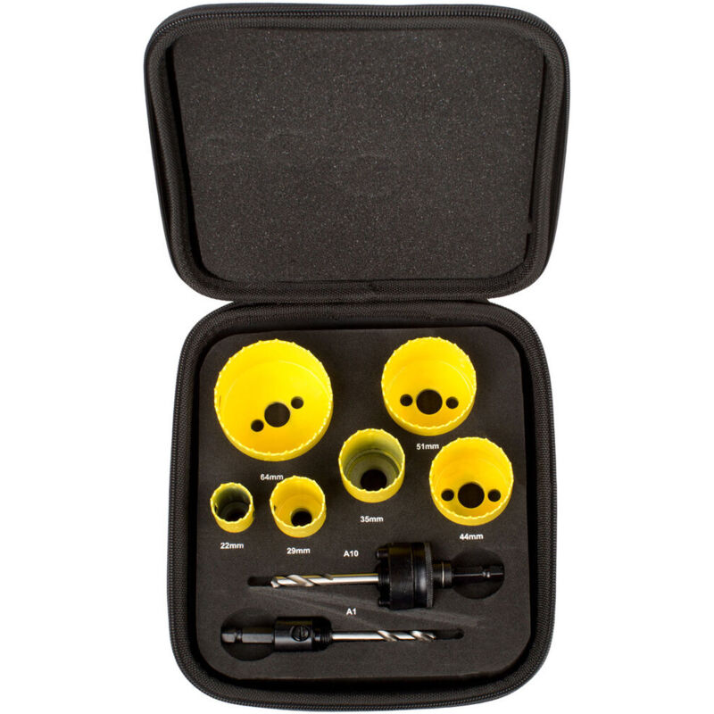 Starrett - KFC06023 General Purpose 6pc Fast Cut Holesaw Kit