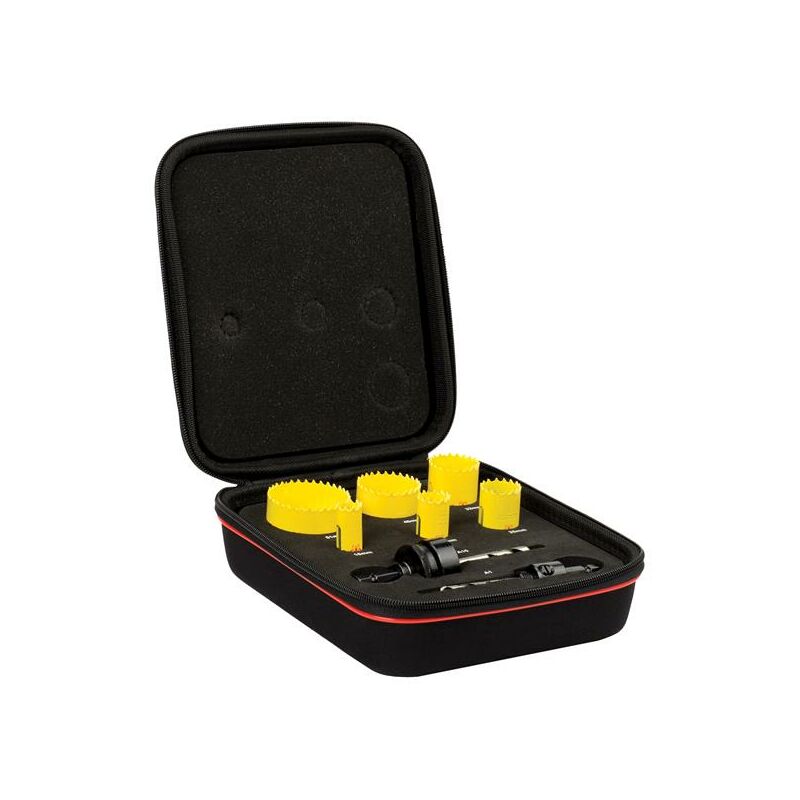 KFC06021 KFC06021 Fast Cut Bi-Metal Electrician's Holesaw Kit, 8 Piece STRKFC06021 - Starrett