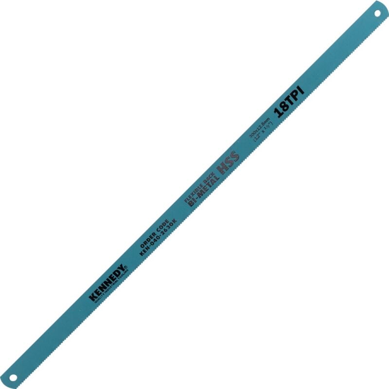 12X1/2X18tpi Bi-Metal Hacksaw Blades - Kennedy