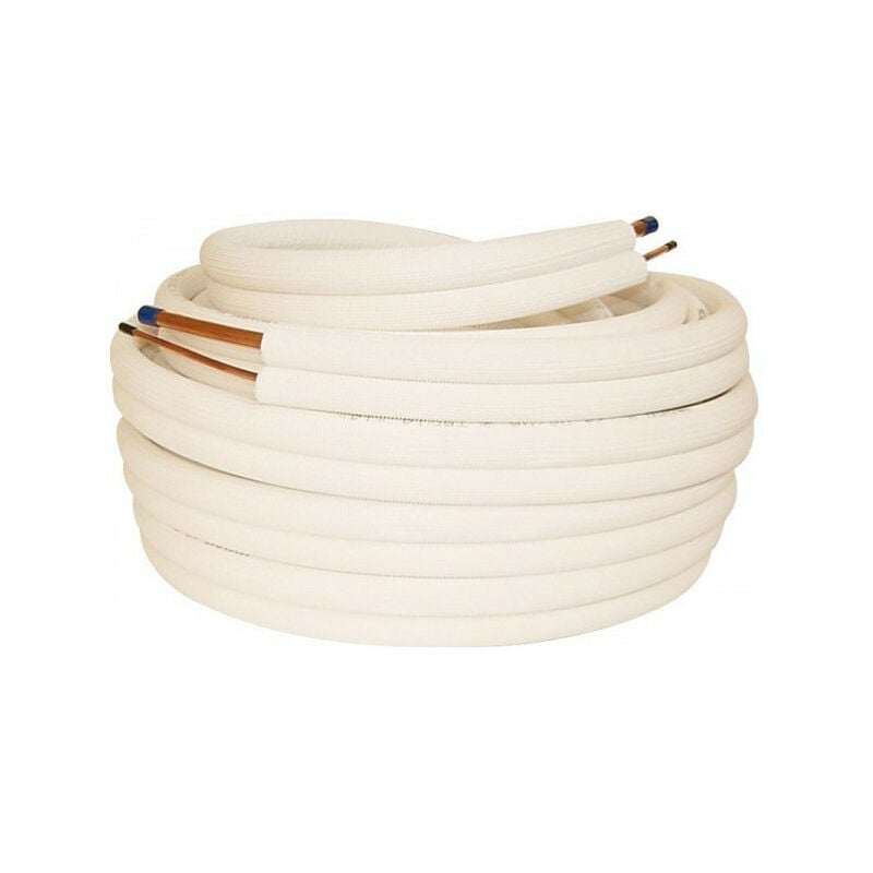 Couronne 10 mêtres bi-tube cuivre m1 1/4 - 3/8