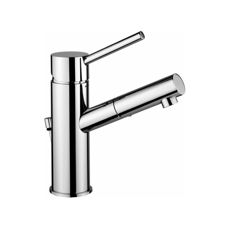 Miscelatore lavabo con scarico Clic-Clac Paffoni serie Birillo BI071KCR Cromato - Ottone