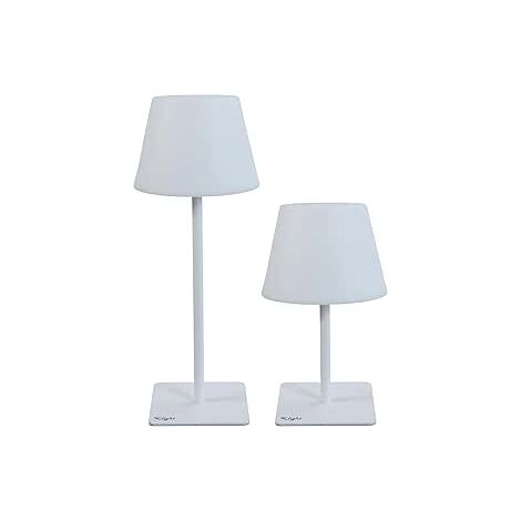 Biacchi Lampada da Tavolo K Light Duo Bianco