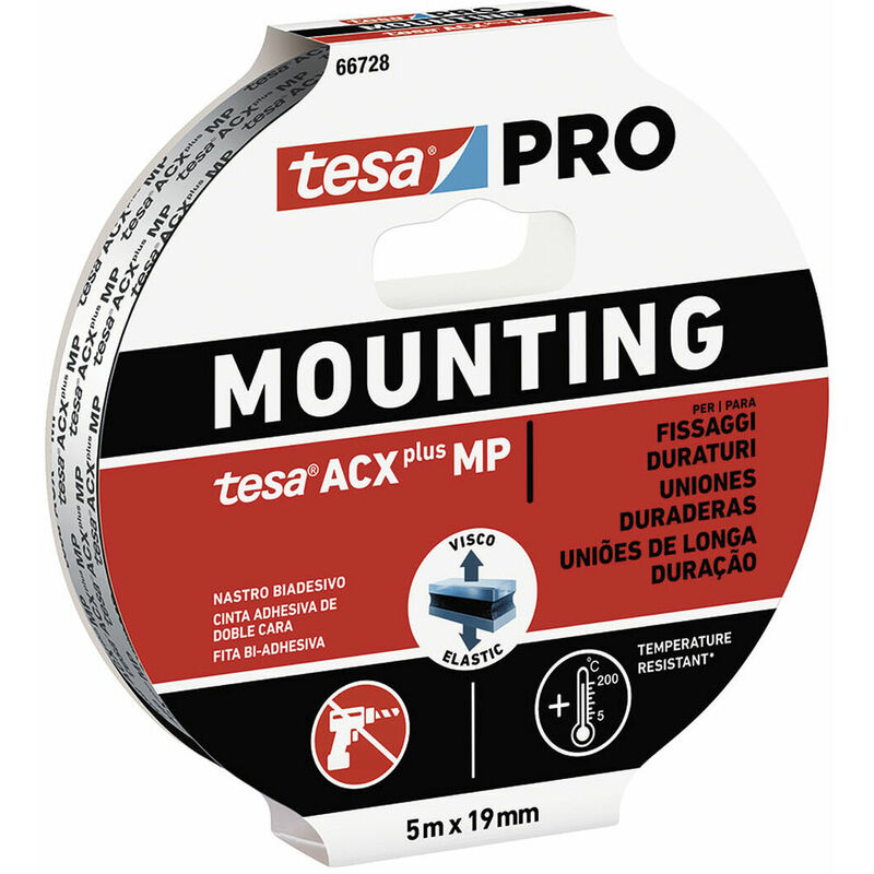 Image of Nastro Adesivo Tesa Mounting Pro acx+mp Double-face 19 mm x 5 m