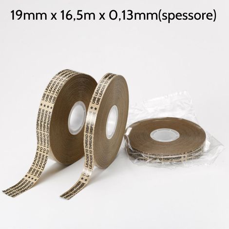 Biadesivo transfer tapes reverse (ATG system) ad alto spessore 0,13mm x 33M (con/senza dispenser ATG900) Packaging - 1 Rotolo: 12mm x 33M x 0,13mm (spessore)