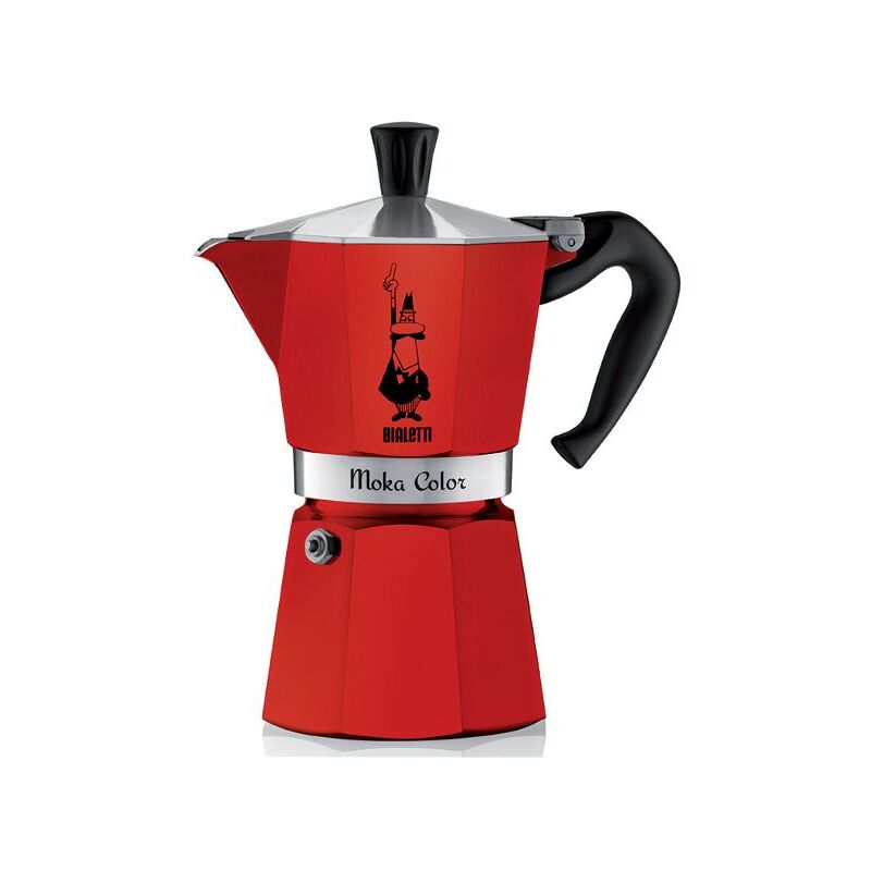 Moka express 6T rouge cafet alu - Bialetti