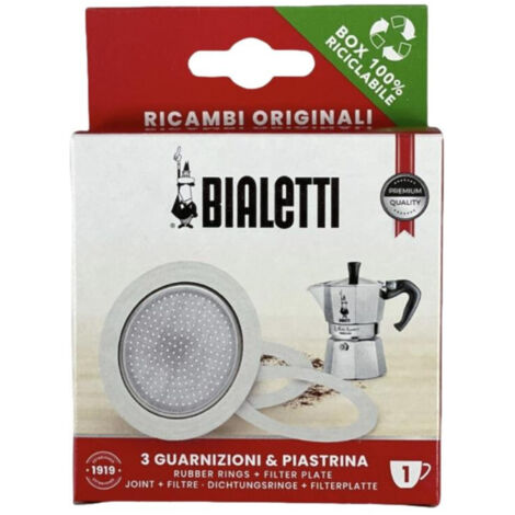 BIALETTI 080001 FILTER, PAPIER, BLANC 0800031