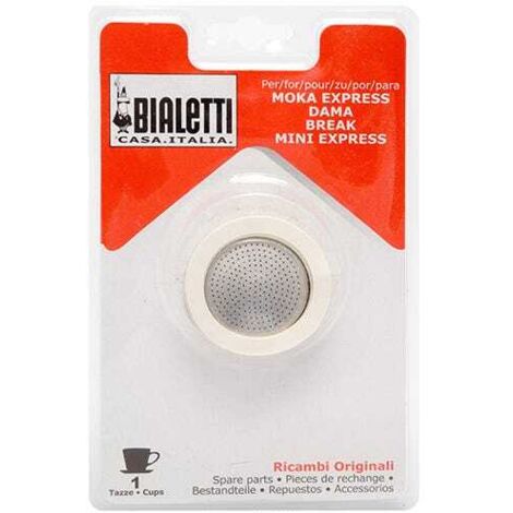 Bialetti 1 Cup Washer/Filter Set
