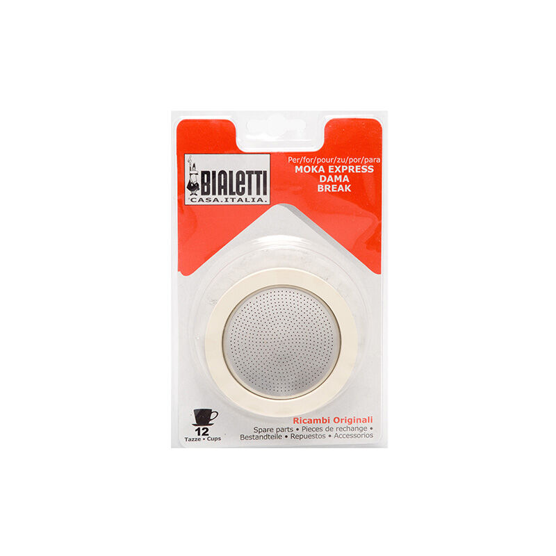 Bialetti 12 Cup Washer/Filter Set