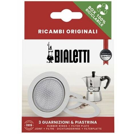 BIALETTI 3 JOINTS + 1 FILTER 2 CUPS MOKA EXPRESS NVX 1188093