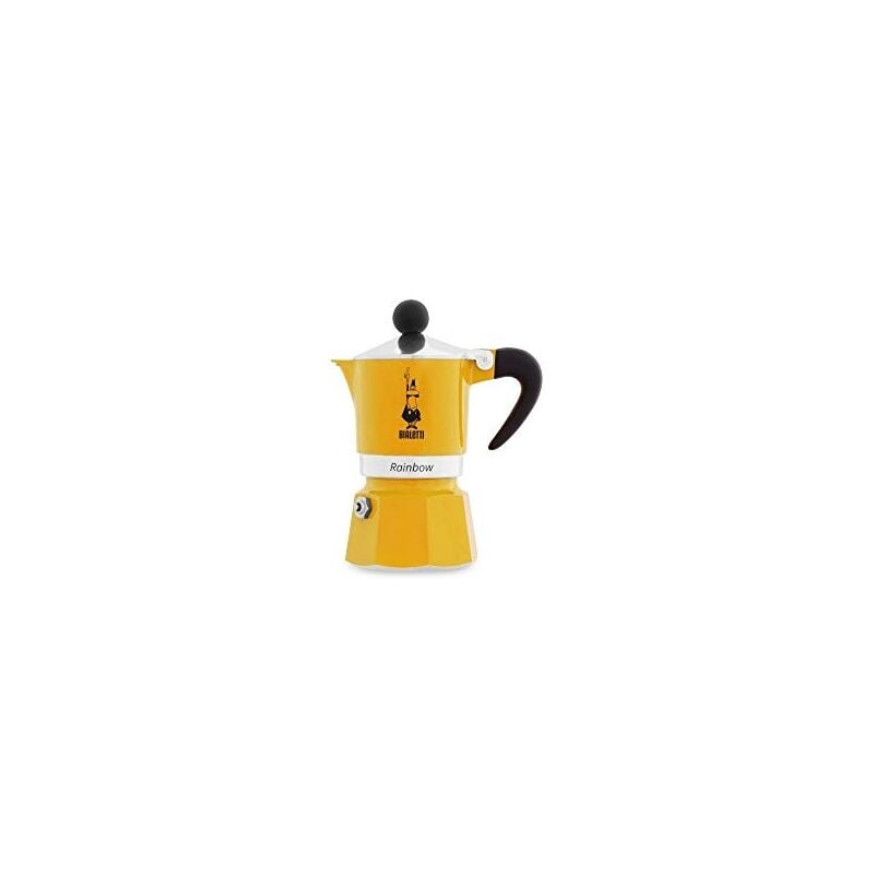 4981 rainbow machine à expresso pour tasse aluminium/plastique jaune 30 x 20 x 15 cm - Bialetti