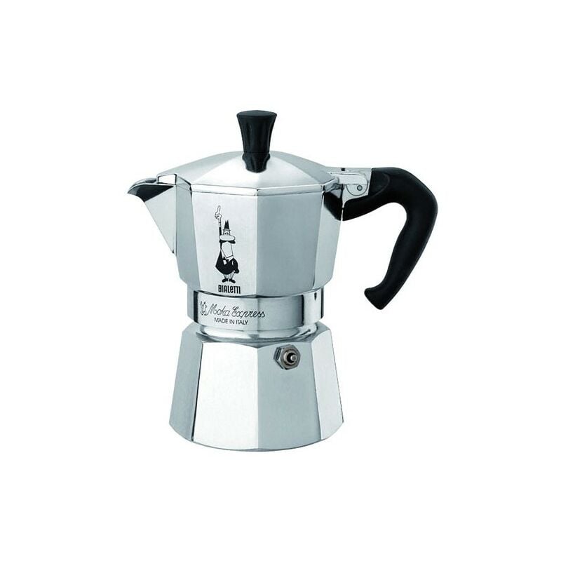 Cafetière italienne Moka express - 6 tasses - aluminium - Bialetti
