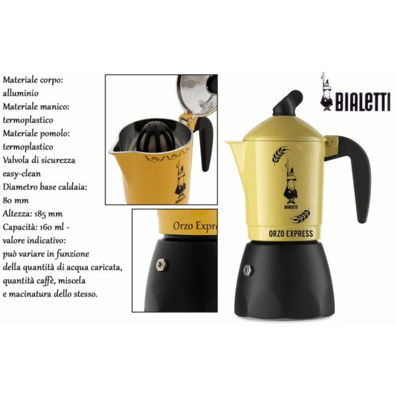 Image of Bialetti Industrie S.p.a - caffett. orzo express tz. 4