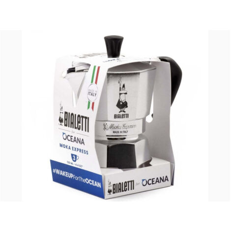 BIALETTI Caffettiera  Moka Express In Fascia - Tazze: 1 tazza