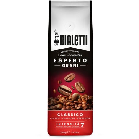 Bialetti Classico Café en Grano 500g Mezcla Arábica Robusta