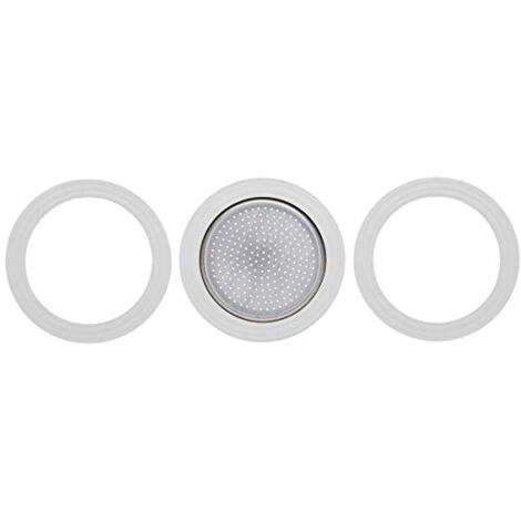 Bialetti Dichtungsset Gummidichtungen und Aluminiumfilter