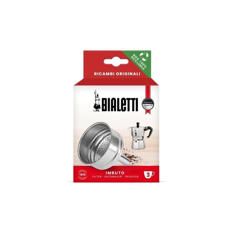 Unbekannt - Bialetti filtro ad imbuto 3 tazze tz moka express dama fiammetta ricambio