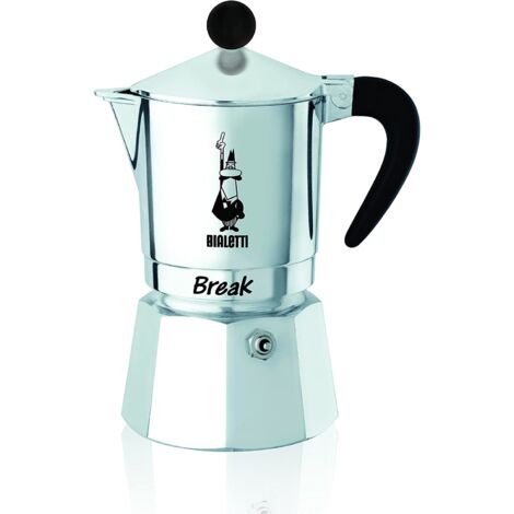 BIALETTI Macchina Da Caffè Moka Break 3 Tazze Black