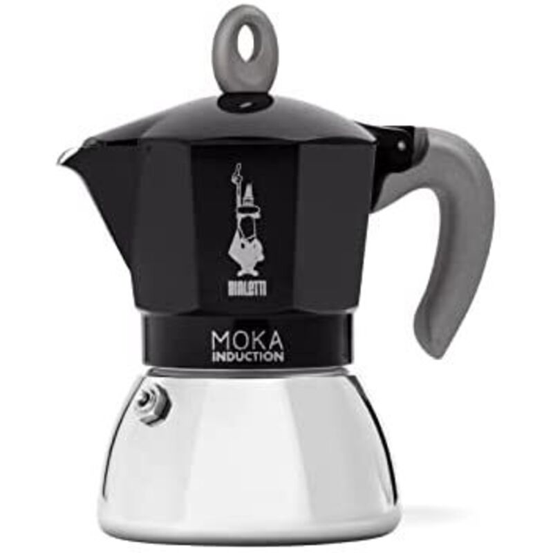 Bialetti Schwarz - Italienische Kaffeemaschine 6 Tassen 0006936