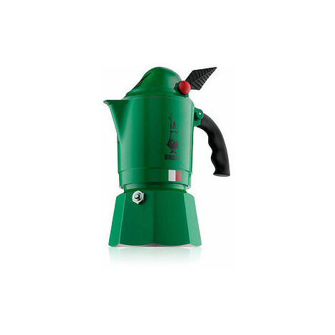 Bialetti Moka Express Alpina, macchina per caffè espresso italiano, alluminio, 3 tazze