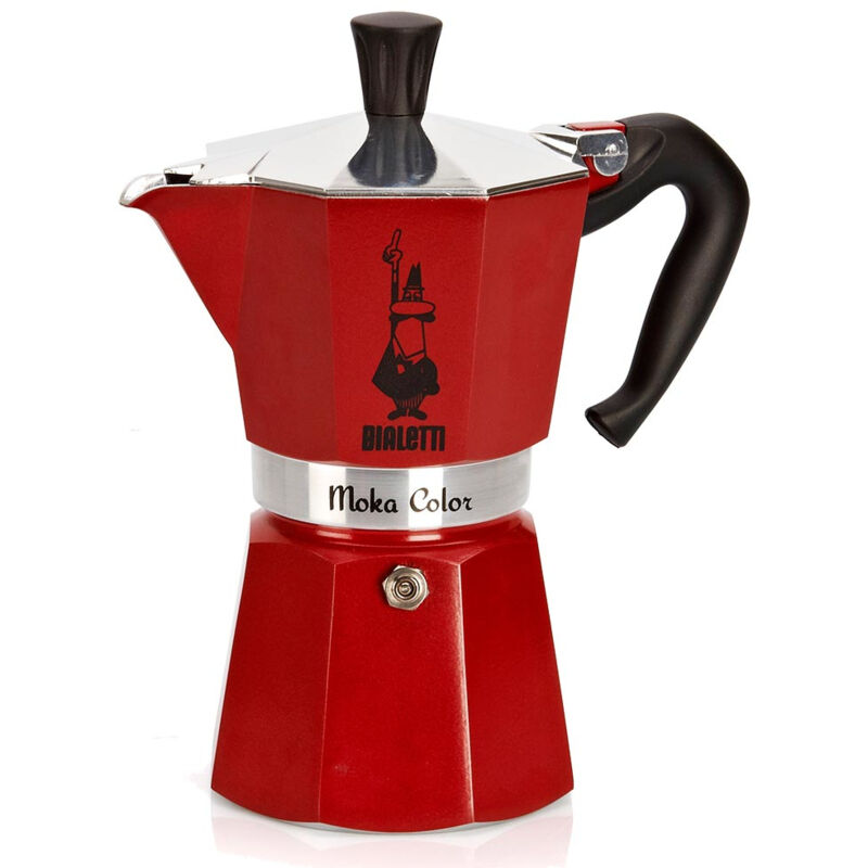 Bialetti Rot - Moka Express 6Tz Rossa