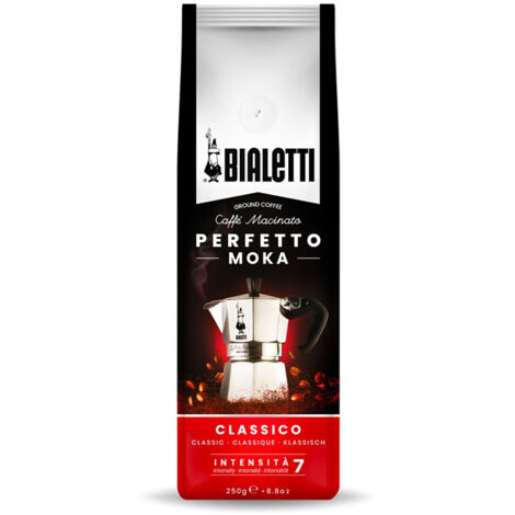 BIALETTI PERFETTO MOKA CAFÉ MOULU CLASSICO (CLASSIC) TORRÉFACTION MEDIA 250 GR 096080318