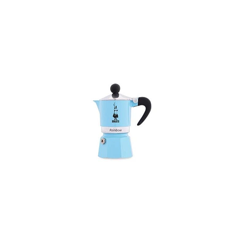 5041 rainbow machine à expresso pour tasse aluminium/plastique bleu clair 30 x 20 x 15 cm - Bialetti