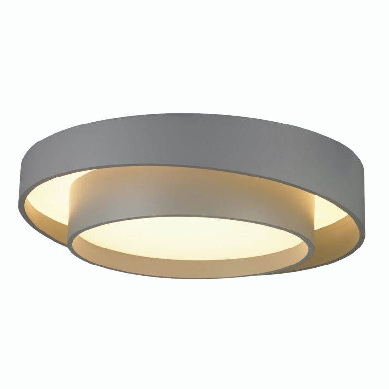 Bialto - Plafonnier LED 50cm gris