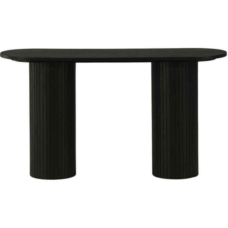Ebuy24 Bianca Konsolentisch 40x130cm Schwarz.