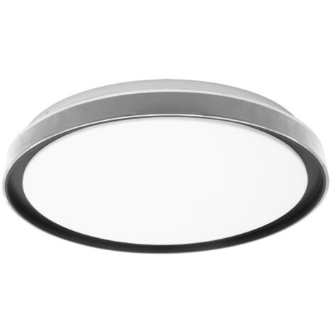 bianca lampada da soffitto 60w 3000-4200-6500k bianco/nero 7x50x50cm 5400lm con telecomando e memoria