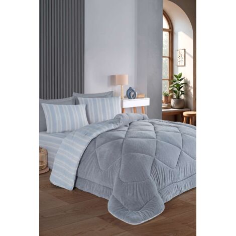 Biancheria da letto e tessuti per la camera da letto Set Grigio