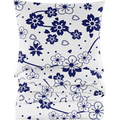 BIANCHERIA DA LETTO IN COTONE 160x200 FIORI