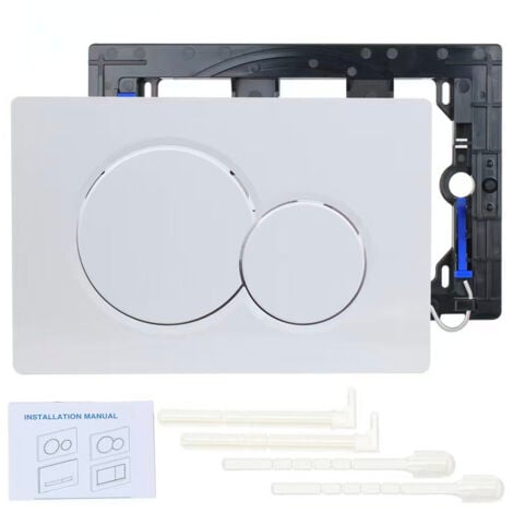 KZQ bianco Adatto per Geberit SIGMA01 pannello serbatoio acqua nascosto pulsante 115.770