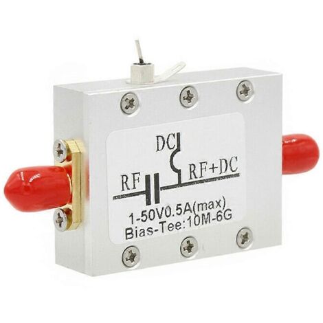 Bias Tee RF 10MHz-6GHz pour Radio HAM, Micro-ondes et Applications Radiofréquence Large Bande