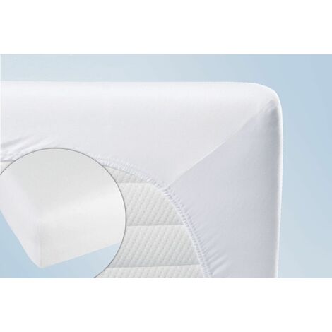 Biberna Molton Stretch Sleep & Protect Spannbetttuch natur 120/140 x 190/210 cm