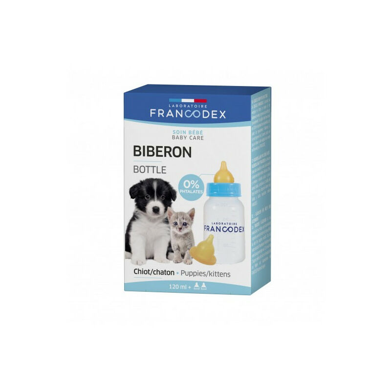 

Biberón de 120 ml para cachorros y gatitos