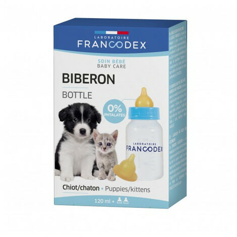 Biberón para cachorros