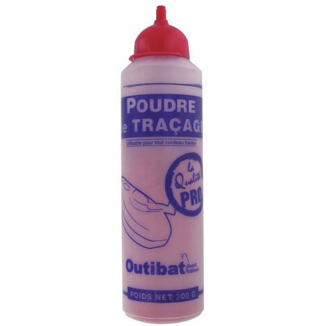 Biberon de poudre rouge - Outibat - 200 g