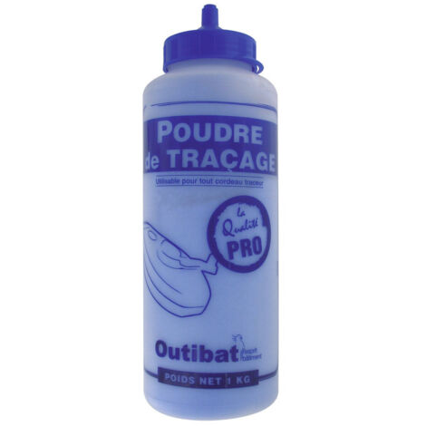 Biberon poudre de traçage bleue 1kg