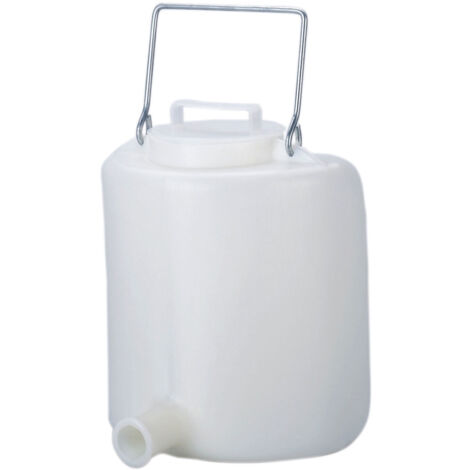 Biberon veau plastique 6l couvercle et anse métal
